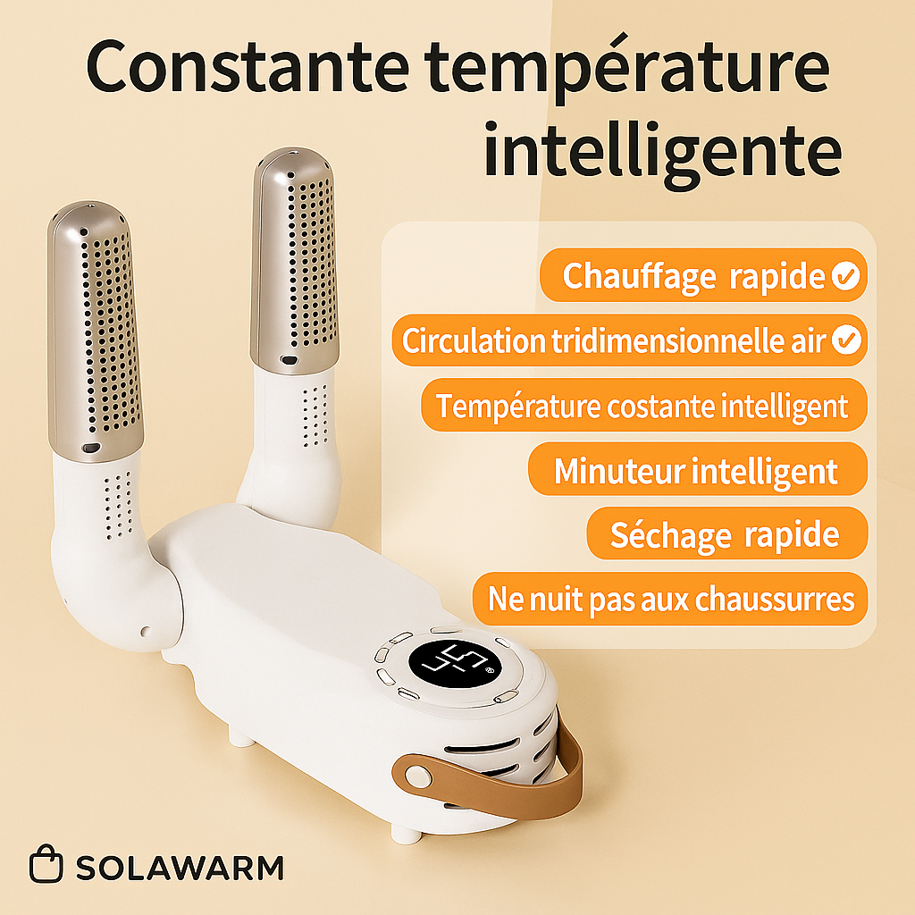Solawarm Sèche-chaussures intelligent